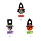 thumbnail image 3 of Moyic Accesorio colgante de placa de puerta de Halloween, decoraciones para el hogar, accesorios de decoración colgantes DIY interesantes, adornos Kits de decoración para fiestas Esqueleto Moyic HA068072-02, 3 of 6