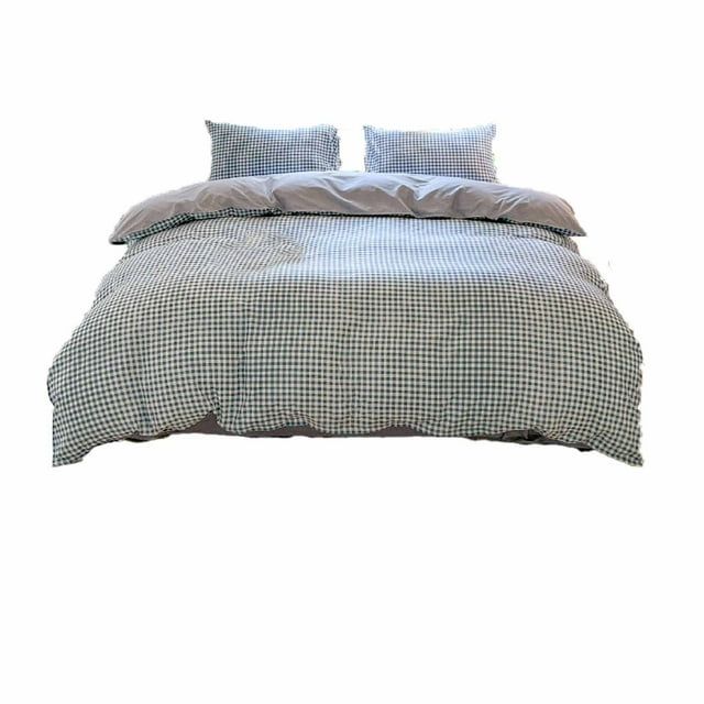 Maplenight Ensemble de Draps 4 Pcs pour Lit Simple, Draps Rafraîchissants pour Dormeurs Ayant Chaud, Respirants, Résistants aux Plis, Lavables à la Machine, Literie en Fibre de Polyester Élégante et Durable Bleu