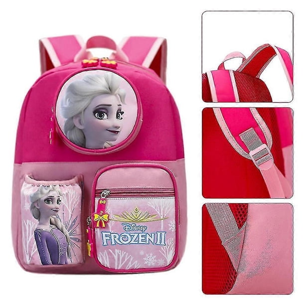 Cartoon Frozen Elsa Backpack Rucksack Girls Kids School Nursery Travel Bag Gift