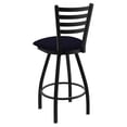 thumbnail image 2 of 410 Jackie Stainless Steel 30" Swivel Bar Stool with Canter Twilight Seat, 2 of 4