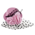 thumbnail image 4 of niños niñas sombreros fascinators bebé mini sombrero de copa clip de estilo Estilo 2-Rosa Zulema Sombrero del clip de pelo de los niños, 4 of 8