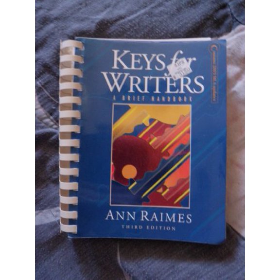 Pre-Owned Raimes' Keys for Writers Mla Update, 9780618415274, 0618415270, Paperback, 3 edition