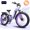 Purple, variant on ESKUTE C300R 1500W Electric Bike for Adults, 48V 20.8Ah Battery, 26"x4.0" Fat Tire Step-Thru Ebike, 32MPH, 80 Miles, Full Suspension Electric Bicycle, 8-Speed Pink, UL2849