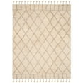 thumbnail image 2 of SAFAVIEH Casablanca Branson Aztec Shag Area Rug, Ivory/Light Grey, 9' x 12', 2 of 5