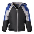 thumbnail image 5 of Coats for Boys Fleece Lined Snowboard Hooded Colorblock Winter Puffer Jacket - Black (5/6), 5 of 8