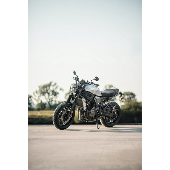 Yamaha XSR155 Classic Motorcycle Vintage Wall Art Home Decor - 12x18 Inch Laminated Poster - Stunning Detail and Bold Colors