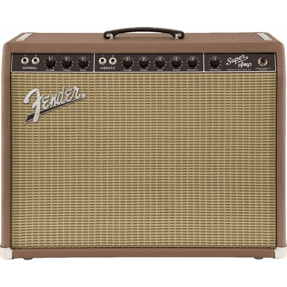 Fender '62 Super Amp Electric Guitar Tube Combo Amplifier, 40W, Brown Panel