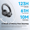 thumbnail image 4 of Audífonos Bluetooth SOUNDPEATS Space negro, 4 of 7