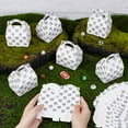 thumbnail image 3 of 16Pcs 3.1x2.4x4.3 Inch Mini Soccer Party Treat Boxes White Soccer Cardboard Boxes Candy Cookies Gift Paper Box with Handles, 3 of 6
