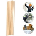 thumbnail image 3 of Monyance molding strip decor 10pcs Triangular Wooden Window Screen Molding Trim Decoration(11.81X0.24X0.24Inches), 3 of 10