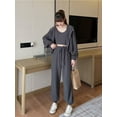 thumbnail image 2 of Spring New Collection Women'S Three-Piece Casual Set With Long Sleeve Hooded Jacket And Pants For Wholesale, 2 of 8