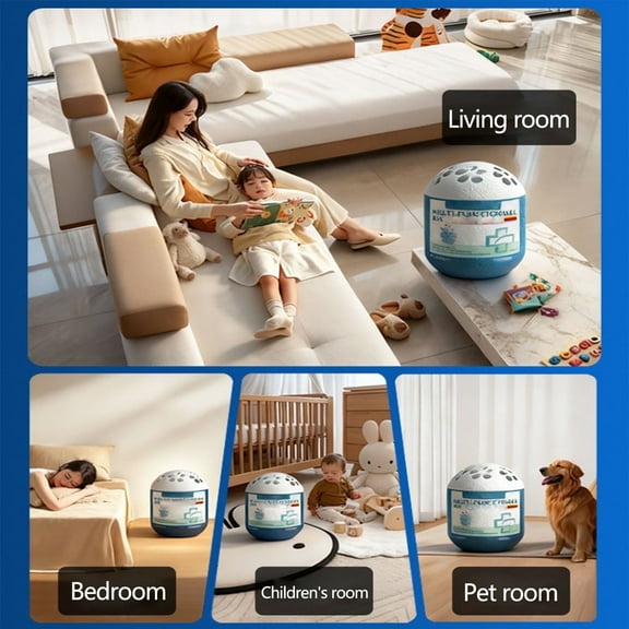 Indoor Air Purification Dust Removal Magic Box,120g Home Air Purifying Magical Box Long-Lasting Odor And Dusts Absorber For Indoor Freshness