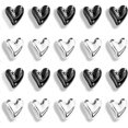 thumbnail image 1 of 60PCS Heart Fridge Magnets 0.83in Small Cute Refrigerator Magnet Set for Home Kitchen Office Whiteboard Decor Silver Black Gold Decorative Magnets, 1 of 5