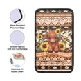 thumbnail image 5 of Renewold Auto Center Console Cover Pad, Universal Car Armrest Cover Protector Vehicle Interior Accessories for Men Women, American Tribal Highland Cow Sunflower Khaki, 5 of 6