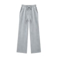 thumbnail image 6 of Girls Boys Classic 2pcs Sweatsuit Fleece Tracksuit Pullover Hooded Sweatshirts and Drawstring Wide Leg Sweatpants Activewear, 6 of 7