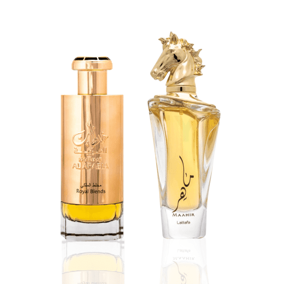 Khaltaat Al Arabia Royal Blend & Maahir EDP - 100ML(3.4 oz) by Lattafa Perfumes
