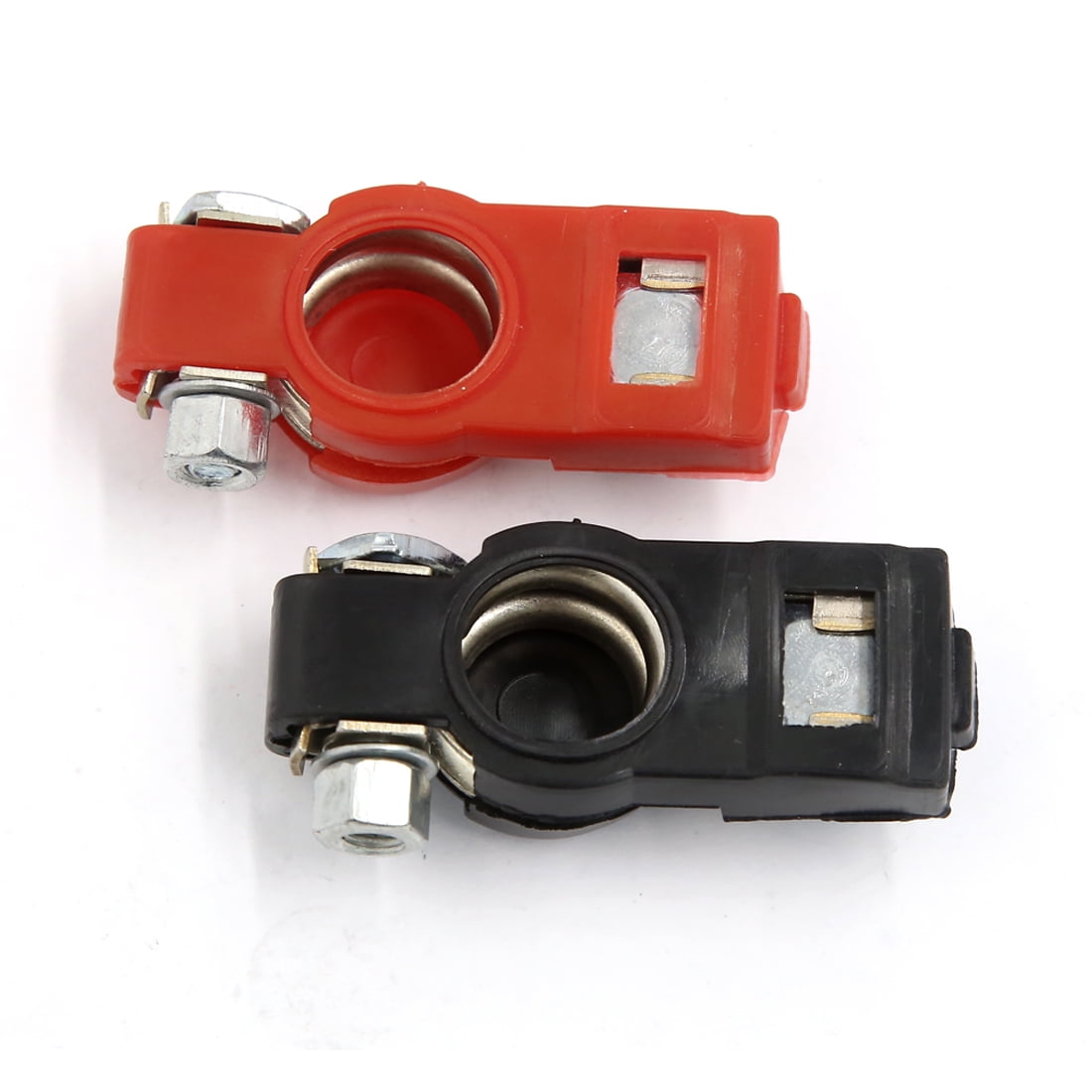 2Pcs Adjustable Negative Positive Battery Terminal Clamp Clips for Auto