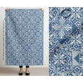 thumbnail image 3 of Soimoi Motifs Theme Waterproof Fabric | Outdoor Material by 5 Yard | Tear-Resistant, UV Safe | Great for Bags, Rainwear, Covers & Curtains, Awning Cover Cloth - Blue, 3 of 7