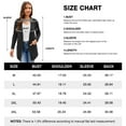 thumbnail image 4 of Uvplove Women Long Sleeve Lightweight Cardigan with Pockets Open-Front Tops,Black,XL(M-3XL), 4 of 8