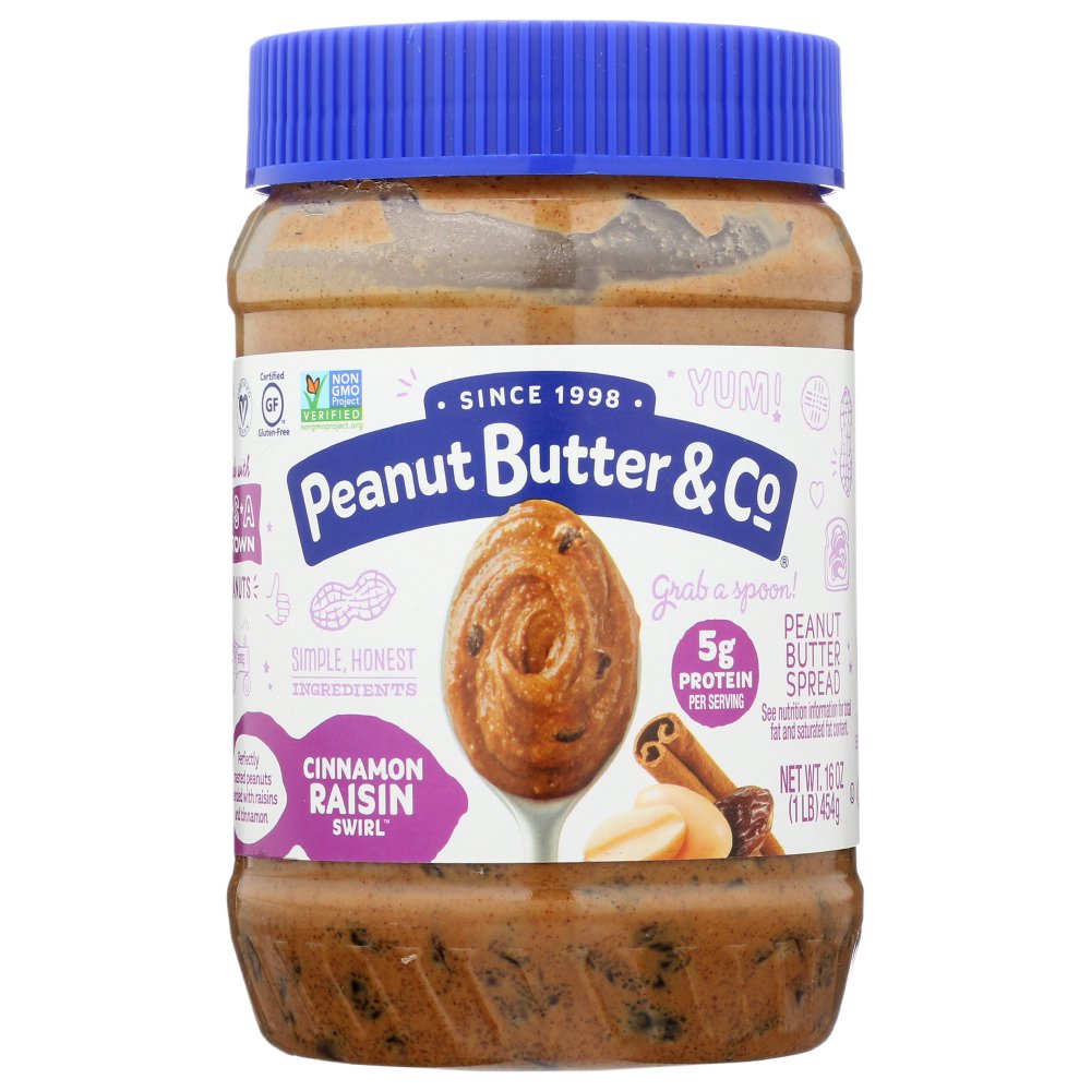 Peanut Butter And Co Peanut Butter Cinnamon Raisin Swirl, 16 Oz