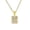 Cancer, variant on Zodiac Necklace for Women Pendant Stainless Steel Gold Plated Square 12 Constellation Horoscope Gift Astrology Dainty Lucky Minimalist Personalized Gift Jewelry Pisces