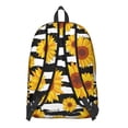 thumbnail image 4 of Sunflower and Butterfly Design Backpack – Artistic Floral Pattern, Oxford Durable Material, Large Capacity for School and Travel, 4 of 4
