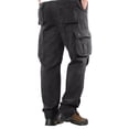 thumbnail image 3 of Mens Cargo Work Pants Waterproof Elastic Waist Cargo Pants with Multi Pockets Big and Tall Joggers Rip Stop Lightweight Military Carpenter Pant,Gray XL, 3 of 3
