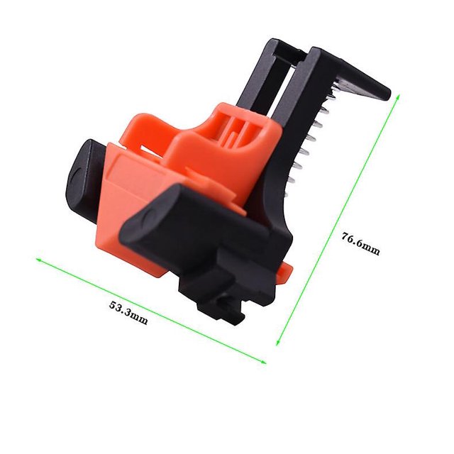 Clip de ángulo recto para carpintería, juego de accesorios de fijación de punzón para marco de fotos, herramientas de instalación de carpintería de 90 grados, 4 piezas Banban LingWen 8390606452511