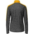 thumbnail image 7 of Holloway Sportswear L Boys ELECTRIFY 1/2 ZIP PULLOVER Black Heather/Light Gold 222642, 7 of 7