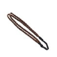 thumbnail image 1 of Diadema trenzada elástica de doble capa, banda de pelo sintético trenzado, accesorio para el cabello (marrón claro), 1 of 5