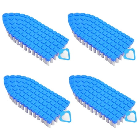 

Xmarks 4 Packs Scrub Brush Comfort Grip & Flexible Stiff Bristles Heavy Duty for Bathroom Shower Sink Carpet Floor
