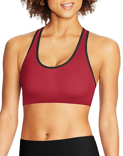 red champion sports bra