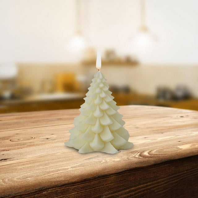 Velas en Forma de de Navidad, Velas Novedosas, Velas Perfumadas de Cera, Velas Aromáticas Altas para Regalos de Cumpleaños de Inauguración de lechoso Macarena Vela moderna