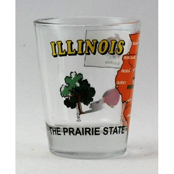 Illinois The Prairie State All-American Collection Shot Glass