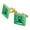 Gold, variant on 8-Bit Retro Pixel Cleric Priest Healer Games RPG Square Cufflink Set - Silver or Gold