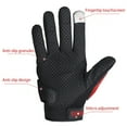 thumbnail image 3 of 1 Pairs Motocycle Gloves, Black Motorcycle Gloves With Non-Slip Particles,Size L PVC Hard Shell Breathable Lightweight Motorcyle Gloves, Touchscreen Motorcycle Riding Gloves for Road Racing, 3 of 6