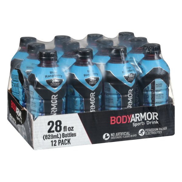 BODYARMOR Sports Drink Sports Beverage, Blue Raspberry, Natural Flavors