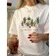 thumbnail image 1 of Camiseta básica para mujer veranoWomen'S Vintage Geometric-Patterned Crew Neck T-Shirt, 100% Polyester Knit Fabric, Regular Length Casual Summer Tee with "Just One More" SloganFather's Day, Mother's, 1 of 6