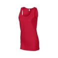 thumbnail image 5 of GILDAN G642L LADIES' SOFTSTYLE 4.5 OZ. FITTED TANK, Cherry Red, M, 5 of 6
