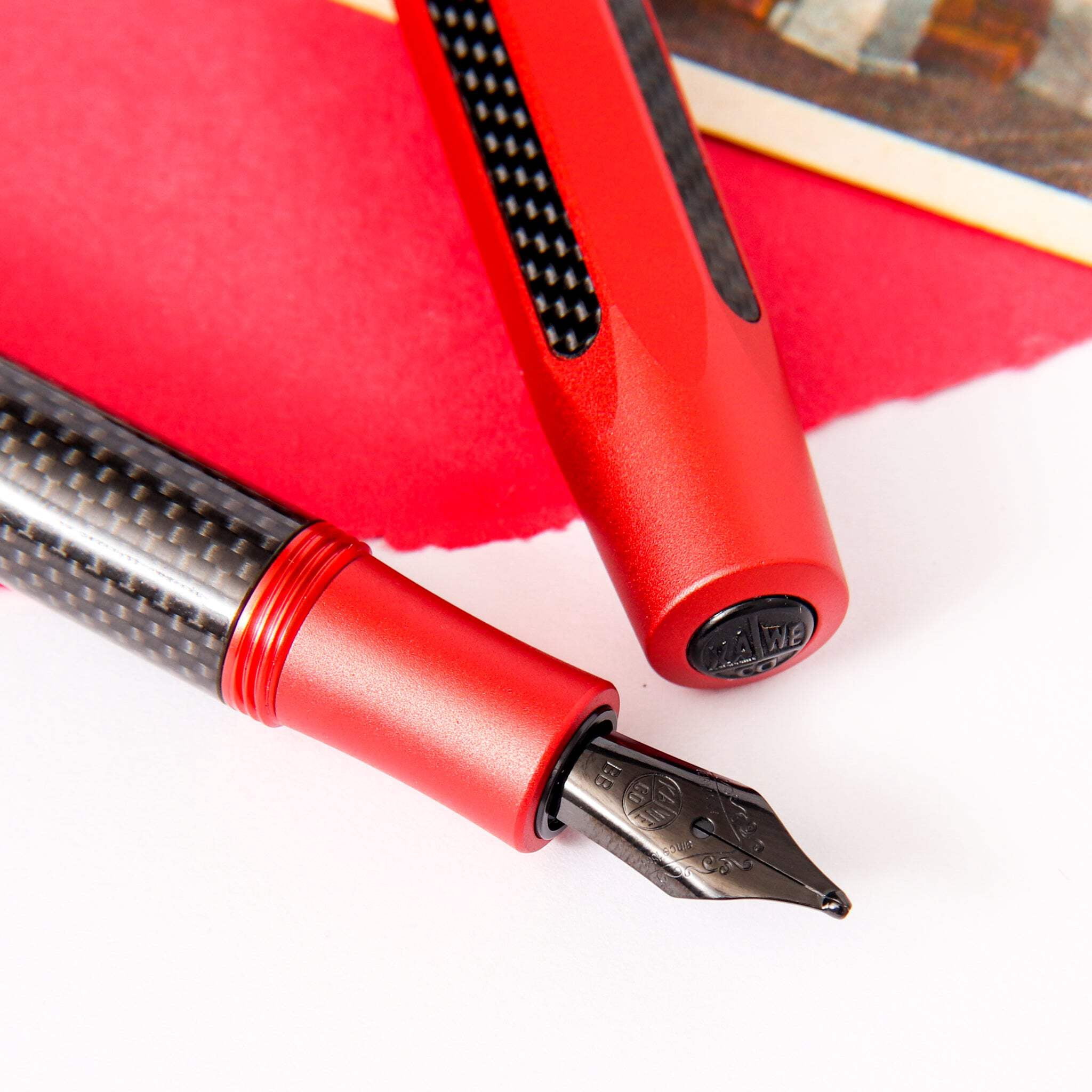 Kaweco AC Sport Red Fountain Pen - Extra Fine