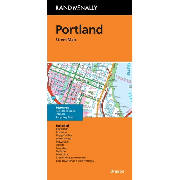 Rand McNally Folded Map: Portland Street Map, (Paperback)