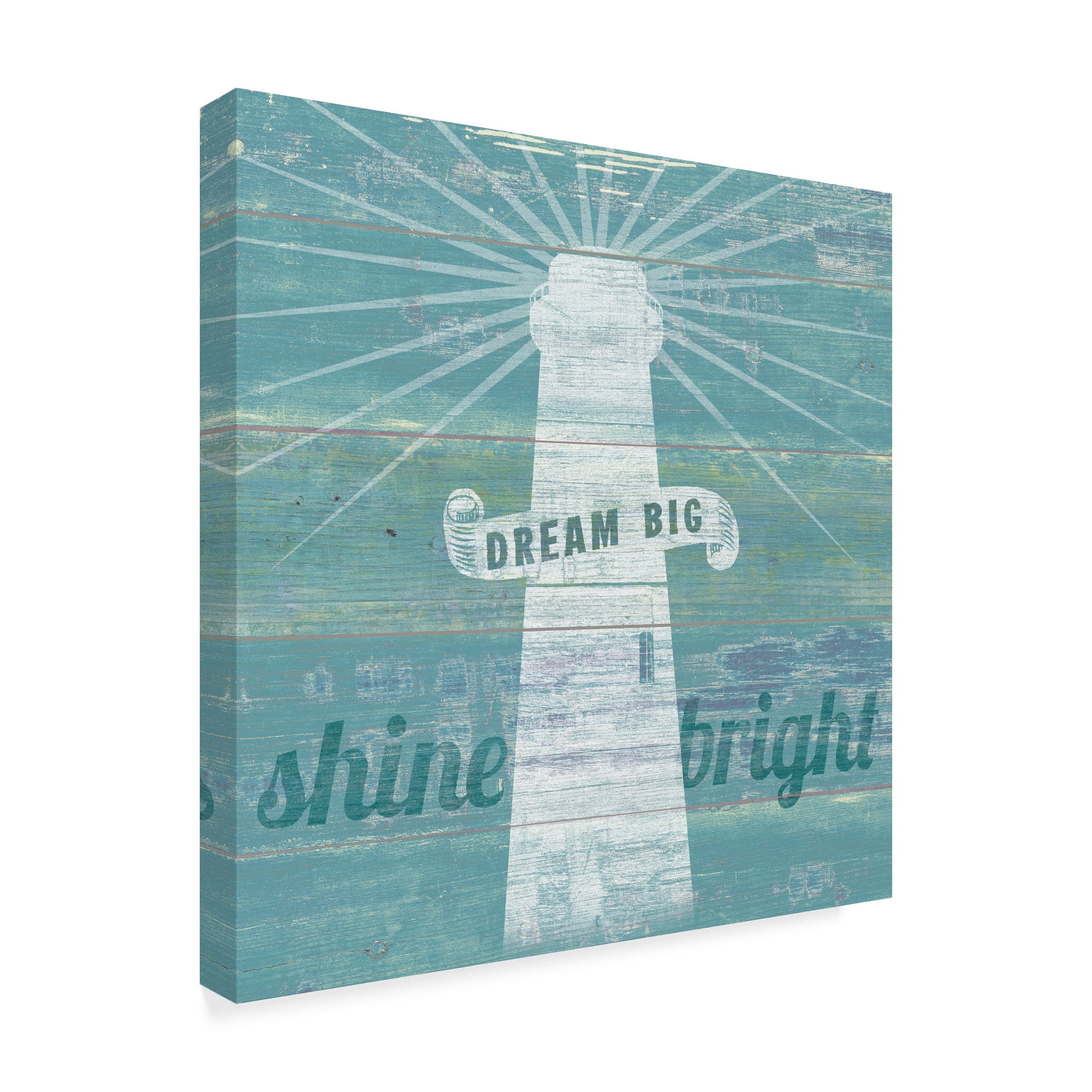 Trademark Fine Art 'Drift Lighthouse' Canvas Art by Sue Schlabach
