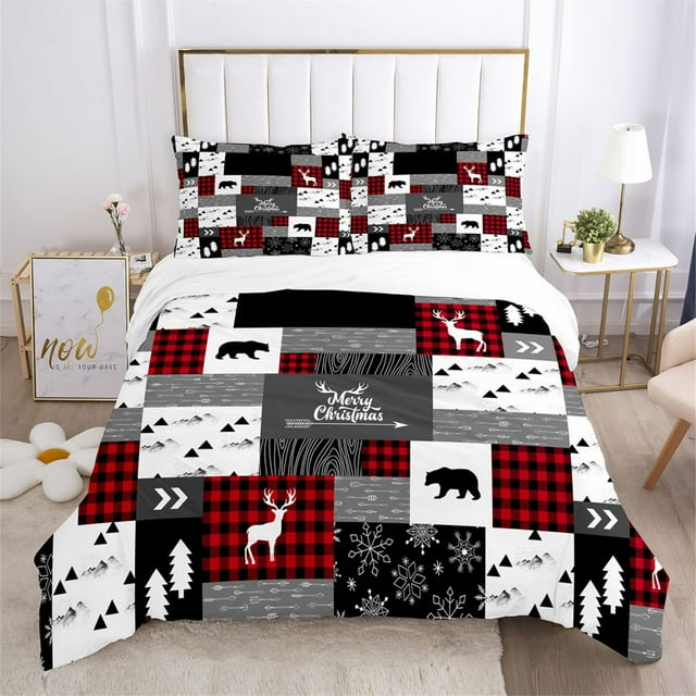Santa Claus Christmas Bedding Bed Sets Twin Full Queen King Size Xmas