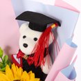 thumbnail image 3 of WHAMVOX Adorno De Bouquet Con Oso Rosa Para Fotos De Graduación Con Y, 3 of 6