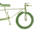 thumbnail image 2 of Figura de bicicleta de metal con modelo tándem creativo, adorno decorativo para el hogar Verde, 2 of 7