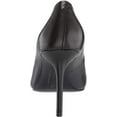 thumbnail image 3 of Charles David Vicky Black Fashion Pointed Toe Slip On Stiletto High Heel Pumps, 3 of 7