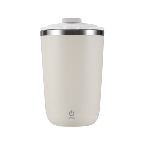 Vaso Mezclador Recargable, Taza de Viaje de Acero Inoxidable, Licuadora de Proteína En Polvo, Motor de Alta Velocidad, Agitación Silenciosa, Carga Tipo C, Fácil Limpieza, Capacidad de 350 Ml