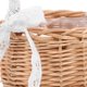 thumbnail image 3 of GOOHOCHY Cesta con soporte para flores, cesta tejida de ratán decorativa, cesta de flores con asa, cesta de regalo vacía, 3 of 8