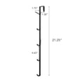 thumbnail image 7 of Yamazaki USA Inc. Yamazaki Home Smart Over-The-Door Rack Black, 7 of 7
