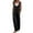 Black, variant on Hvyesh Women Overalls Jumpsuits Loose Casual Sleeveless Baggy Wide Leg Pants Romper Jumpers 2025 Trendy Summer Outfits